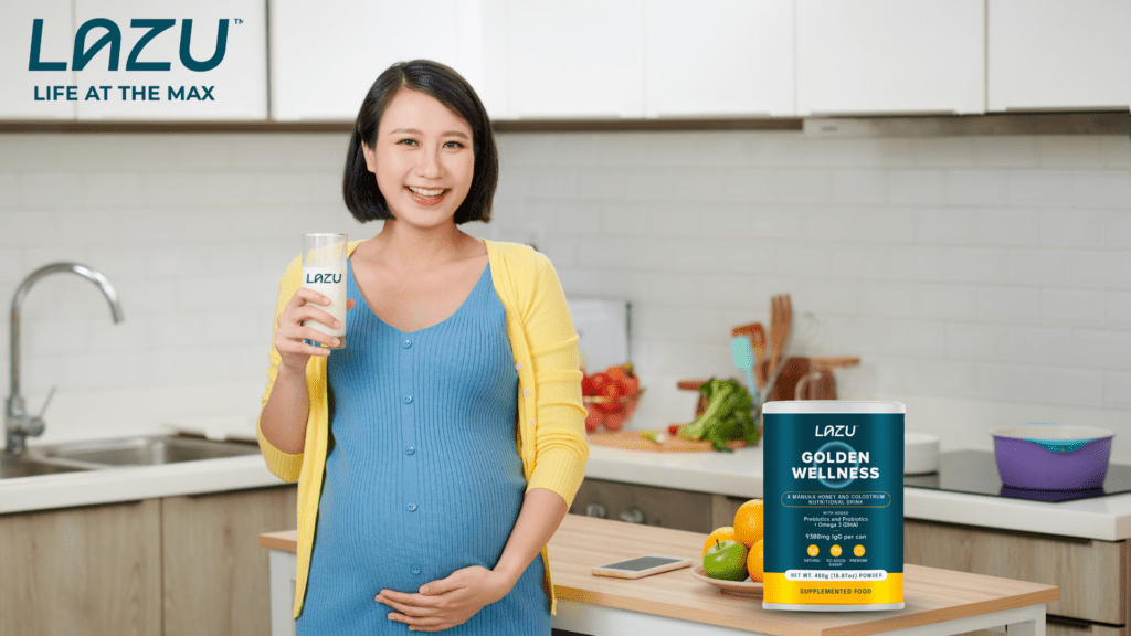 Sữa non Lazu hỗ trợ tiêu hóa và phù hợp cho mẹ bầu cần kiểm soát đường huyết thai kỳ