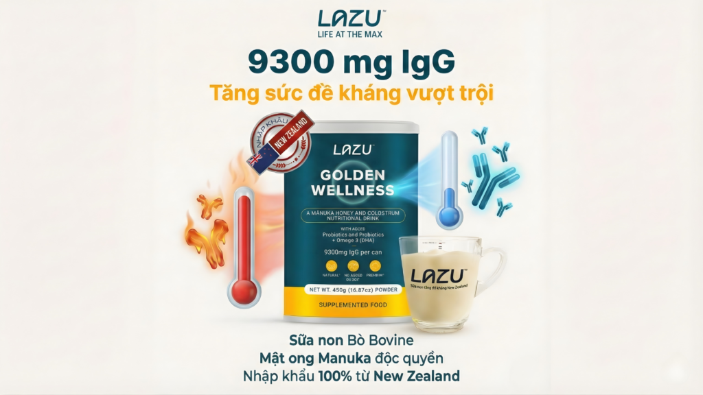 sữa non kháng thể lazu